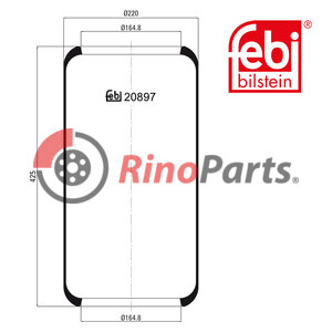 0 411 623 Air Spring without piston