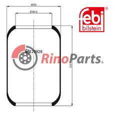 0 434 932 Air Spring without piston